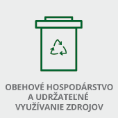 obehové hospodárstvo a udržateľné využívanie zdrojov