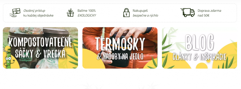 Udržateľný e-shop (certifikovaný)